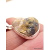 Pendentif en Quartz Rutile doré brut forme goutte Pendentifs pierres naturelles XV50.3