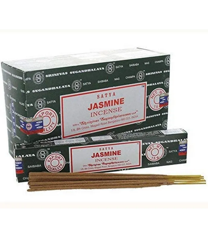 Encens indien Satya Jasmin 15 gr - Encens indien traditionnel parfumé