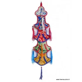 Décoration tibétaine murale brocade - Tentures bouddhistes