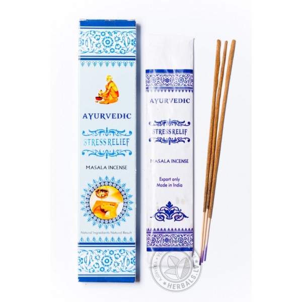 Encens ayurvédique Stress Relief Masala 15 GR Encens tibétains, accessoires ZD810