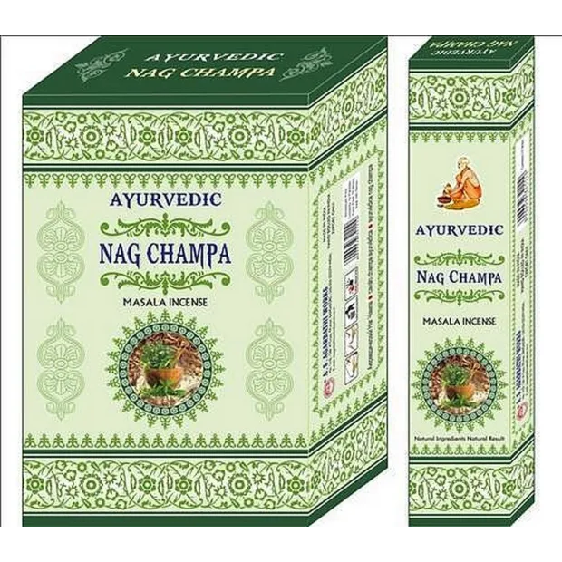 Encens ayurvédique Nag Champa Masala 15 GR - Encens ayurvédique pour équilibre des doshas