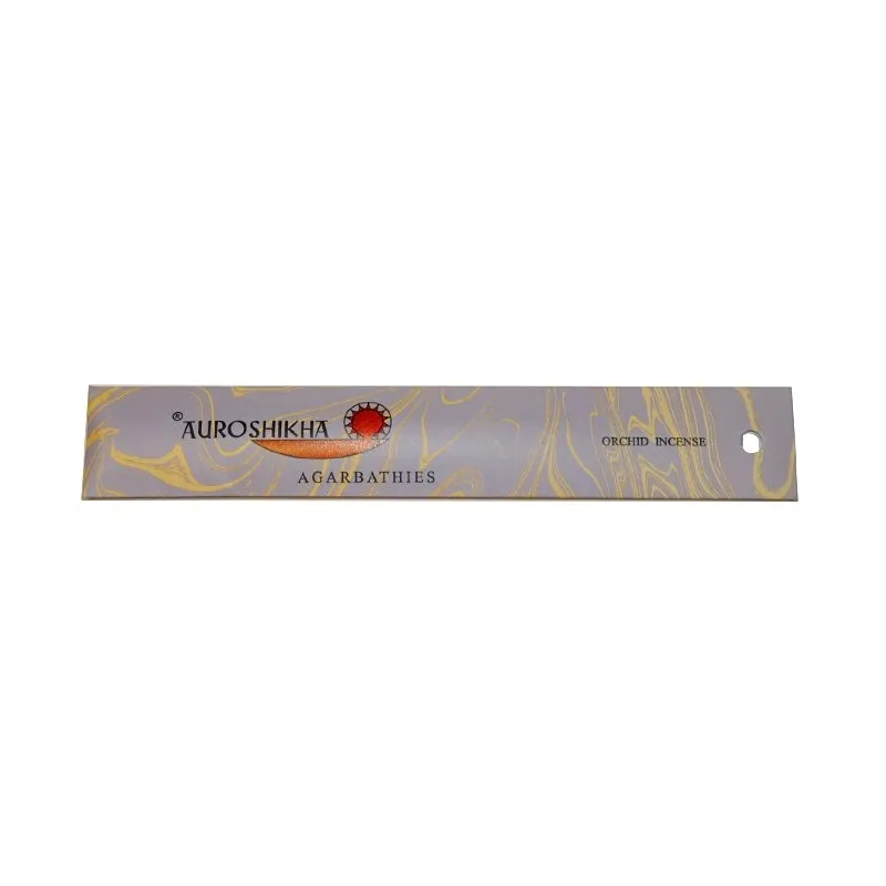 Encens bio Auroshikha Orchidée 10 gr. - Encens naturel bio Auroshika aux plantes