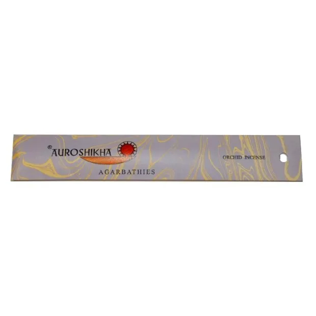 Encens bio Auroshikha Orchidée 10 gr. - Encens naturel bio Auroshika aux plantes