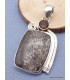 Pendentif Corail Stingray et quartz fumé Pendentifs pierres naturelles JEW24.2