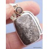 Pendentif Corail Stingray et quartz fumé Pendentifs pierres naturelles JEW24.2