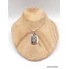 Pendentif Corail Stingray et quartz fumé Pendentifs pierres naturelles JEW24.2
