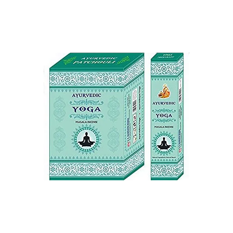 Encens ayurvédique Yoga Masala 15 GR - Encens ayurvédique pour équilibre des doshas