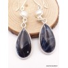 Boucles d'oreilles pendantes Pietersite et perle Boucles d'oreilles en pierres XV127.8