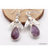 Boucles d'oreilles Cacochynite super seven motif abeilles Boucles d'oreilles en pierres XV127.10