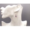 Boucles d'oreilles Cacochynite super seven motif abeilles Boucles d'oreilles en pierres XV127.10