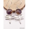 Boucles d'oreilles Cacochynite super seven Libellules Boucles d'oreilles en pierres XV127.11
