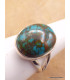 Bague Turquoise du Tibet ovale taille 60/61 Bagues pierres naturelles XV128
