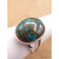 Bague Turquoise du Tibet ovale taille 60/61 - Bagues pierres naturelles