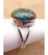 Bague Turquoise du Tibet ovale taille 60/61 Bagues pierres naturelles XV128