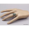Bague Turquoise du Tibet ovale taille 60/61 - Bagues pierres naturelles