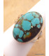 Bague Turquoise du Tibet deux anneaux taille 59 Bagues pierres naturelles XV128.4