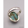 Bague Turquoise du Tibet nuances marron Taille 60 Bagues pierres naturelles XV128.5