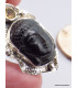 Pendentif Bouddha sculpté en Obsidienne oeil céleste Pendentifs pierres naturelles jew9.6