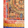 Tangka tibétain Roue du Dharma Tentures tibétaines Bouddha TANRV2