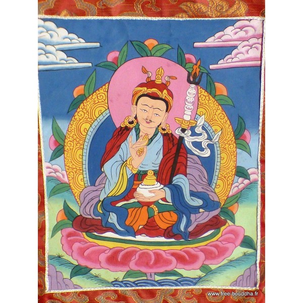 Tangka tibétain Guru Rimpoché DEFAUT Tentures tibétaines Bouddha TANKGRDEF