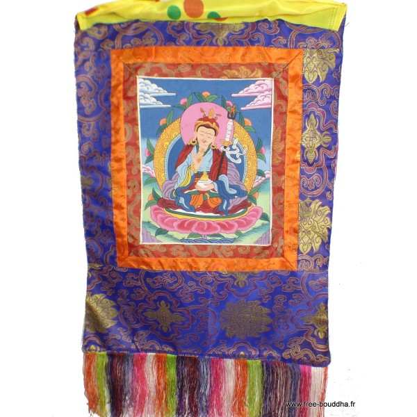 Tangka tibétain Guru Rimpoché DEFAUT Tentures tibétaines Bouddha TANKGRDEF