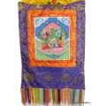 Tangka tibétain peinture Tara Verte DEFAUT - Thangkas tibétains