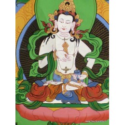 Tangka tibétaine Tara Blanche DEFAUT Tentures tibétaines Bouddha TANKTBDEF