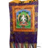 Tangka tibétaine Tara Blanche DEFAUT Tentures tibétaines Bouddha TANKTBDEF