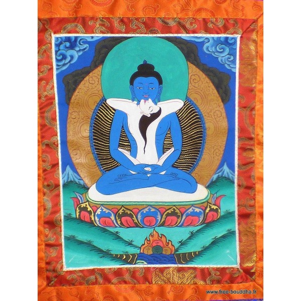 Tangka tibétain Samandrabhadra DEFAUT-eq Tentures tibétaines Bouddha TANKSHDEF2