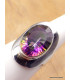 Bague Quartz Mystique argent lisse taille 53 Bijoux en Quartz Mystique XV132.1