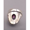 Bague Quartz Mystique argent lisse taille 53 Bijoux en Quartz Mystique XV132.1