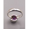 Petite bague ronde en Quartz Mystique taille 54/55 Bijoux en Quartz Mystique XV132.2