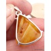 Pendentif Ambre naturel serti griffes Pendentifs pierres naturelles WL18.6