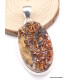 Pendentif Cristal de Vanadium oval Pendentifs pierres naturelles PU5