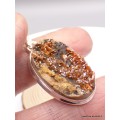 Pendentif Cristal de Vanadium oval Pendentifs pierres naturelles PU5