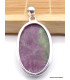 Pendentif Rubis sur Zoïzite forme ovale Pendentifs pierres naturelles PU8.1