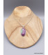 Pendentif Rubis sur Zoïzite forme ovale Pendentifs pierres naturelles PU8.1