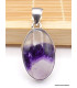 Pendentif oval Blue John Pendentifs pierres naturelles PU10.1