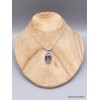 Pendentif oval Blue John Pendentifs pierres naturelles PU10.1