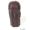 Temple triptyque bouddhiste Ganesh portatif rouge Statuettes Bouddhistes TEMGA1