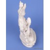 Statuette bouddhiste Chenrezi résine blanche 20 cm Statuettes Bouddhistes STACB1