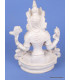 Statuette bouddhiste Chenrezi résine blanche 20 cm Statuettes Bouddhistes STACB1