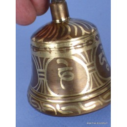 Cloche tibétaine et dorjé 12 cm Objets rituels bouddhistes CLO5