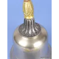 Cloche tibétaine manche plaqué or et dorjé 20 cm - Objets rituels bouddhistes