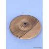 Porte encens tibétain galette en bois Encens tibétains, accessoires GAL1