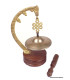 Tingsha tibétaine sur socle grand modèle Tingsha tibétaine cymbales TTSO2