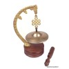 Tingsha tibétaine sur socle grand modèle Tingsha tibétaine cymbales TTSO2