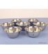 Bols d'offrandes bouddhistes 8 cm en métal Bols d'offrandes bouddhistes BOBM1