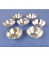Bols d'offrandes bouddhistes plaqué argent 7 cm Bols d'offrandes bouddhistes BOPA2