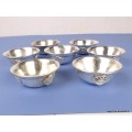 Bols d'offrandes bouddhistes plaqué argent 7 cm Bols d'offrandes bouddhistes BOPA2